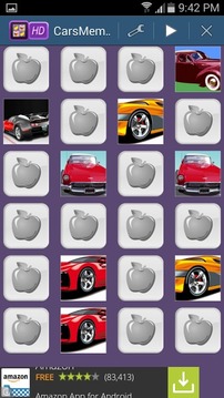 Cars Memory Game For Kids游戏截图2