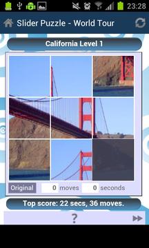 Slider Puzzle - World Tour游戲截圖2