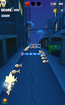 Super cat surfer. Cats crash the street!游戲截圖5