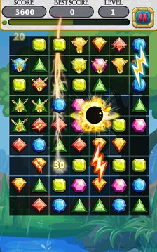 Jewels Fun Match 3游戲截圖1
