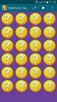Foods, Memory Game (Pairs)游戲截圖2
