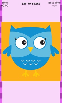 Tiny Cute Owl Sliding Puzzle游戲截圖2