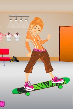 Skater Girl Dress Up游戏截图3