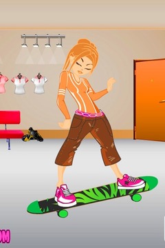 Skater Girl Dress Up游戲截圖3