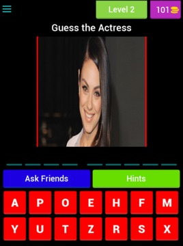 Hollywood Actress Quiz游戲截圖3