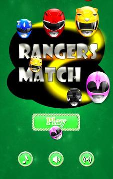 Colored Rangers match game游戲截圖1