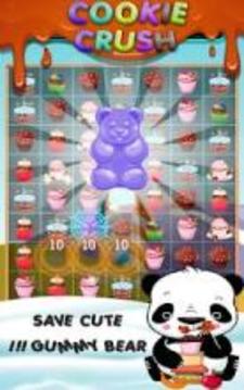 CupCake Crush : Free Cookie Cake Jam Game游戲截圖1