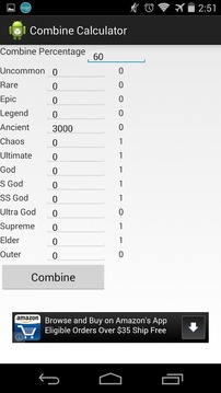 Monster Warlord Combine Calc游戲截圖3