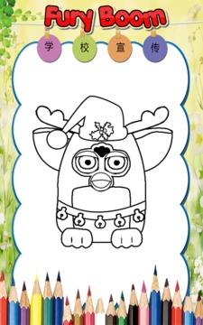 How to color The Furby Bubble Boom游戲截圖1