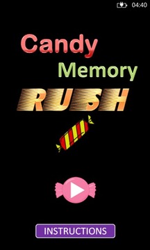 Candy Memory Rush Game游戲截圖1