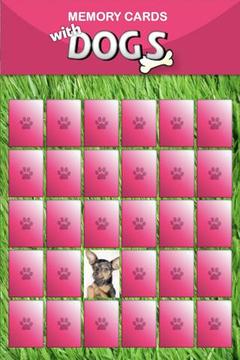 Memory Cards Game With Dogs游戲截圖2
