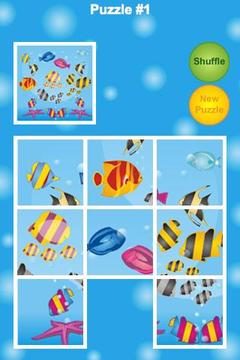 Fun Aqua Puzzle Slider游戲截圖2