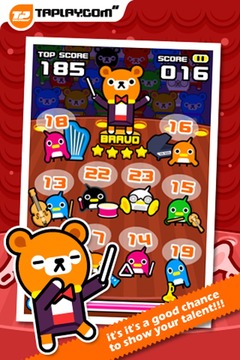 Tappi Bear - Rainbow Band游戲截圖1