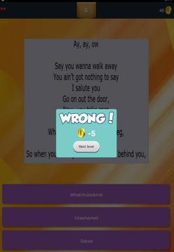 Guess Lyrics: W. Houston游戲截圖3