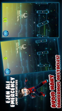 Super Ejen Ali Adventure : Emergency Jump游戲截圖1