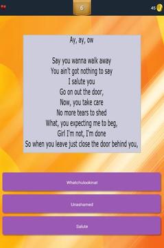 Guess Lyrics: W. Houston游戲截圖2