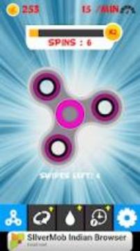 swipe spinner fidget游戲截圖1