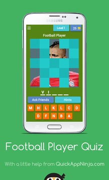 Football Player Quiz游戲截圖1