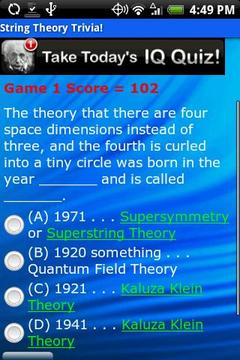 String Theory Trivia!游戲截圖1