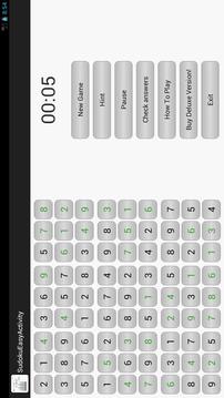 Sudoku Easy Tablet游戲截圖2