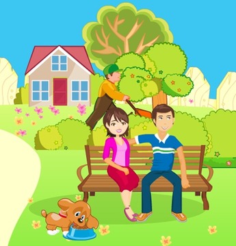 Funny Garden Kiss游戲截圖2