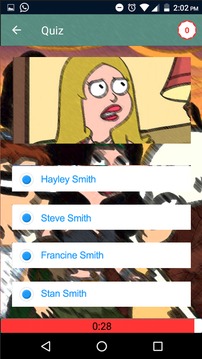 Guess American Dad Trivia Quiz游戲截圖2