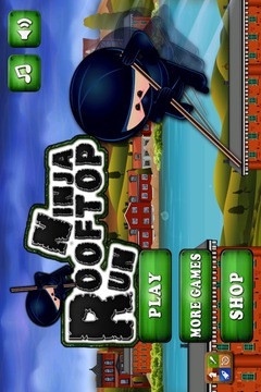 Ninja Rooftop Run, Mini Rush游戲截圖1
