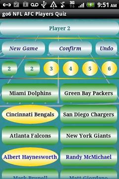 go6 NFL AFC Player Links FREE游戲截圖2