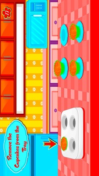 Cooking Sweet Poppy Cupcakes游戲截圖2