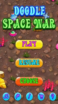 Doodle Space War游戲截圖1