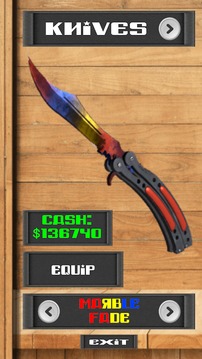 The Butterfly Knife Game游戲截圖2
