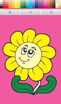 Flowers Painting Coloring game游戲截圖3