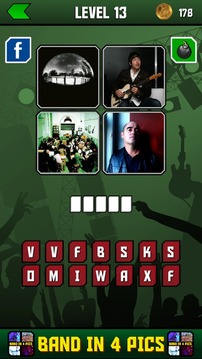 4 Pics 1 Band游戲截圖4