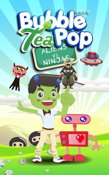 Bubble Tea Pop - ALIENSvsNinja游戲截圖1