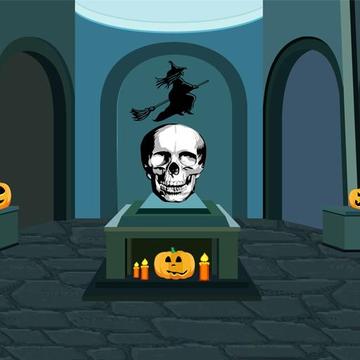 Halloween Skull Room Escape游戲截圖1