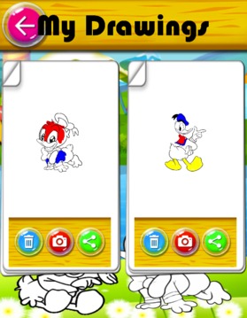 Coloring Duck and Friends游戲截圖4