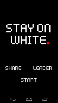 Stay On White游戲截圖1