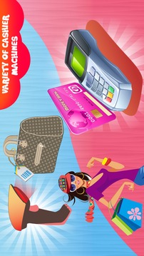 Super Shopping Mall Girls: Cashier Games游戲截圖3