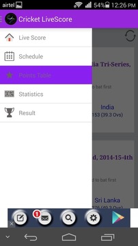 World Cup Livescore Cricket游戲截圖4