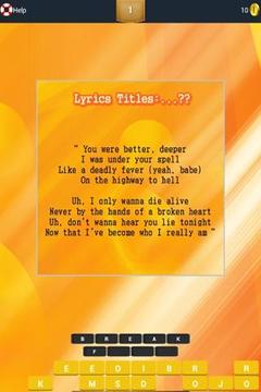 Guess Lyrics: A. Grande游戲截圖3