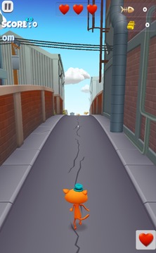 Super cat surfer. Cats crash the street!游戲截圖2