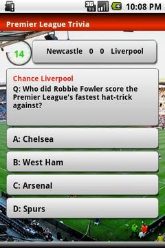 Premier League Trivia 2010游戲截圖1