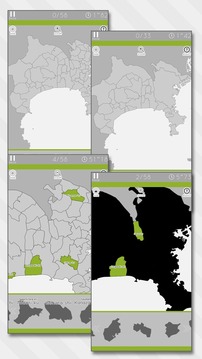 Enjoy L. Kanagawa Map Puzzle游戏截图2