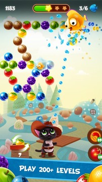Fruity Cat - bubble shooter游戲截圖1