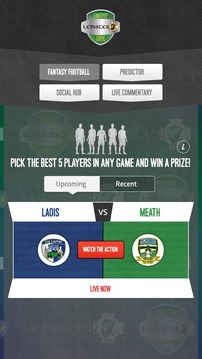 Leinster GAA Fantasy Game游戲截圖2