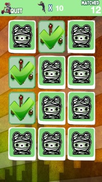 Zombie Battle Match Game游戲截圖4