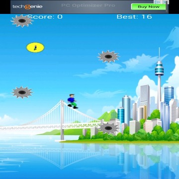 Super Flappy Man游戲截圖2