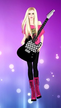 Avril Lavigne Dress up game游戲截圖3