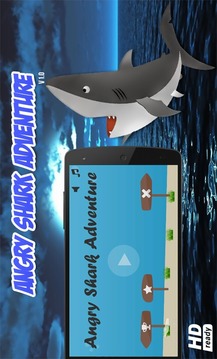 Angry Shark Adventure游戲截圖1