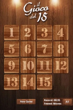 Gioco del 15 con foto游戲截圖2